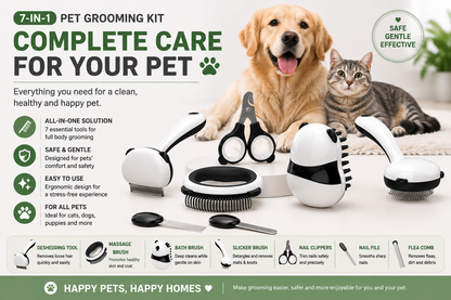 Paw & Holler™ 7-in-1 Pet Grooming Kit