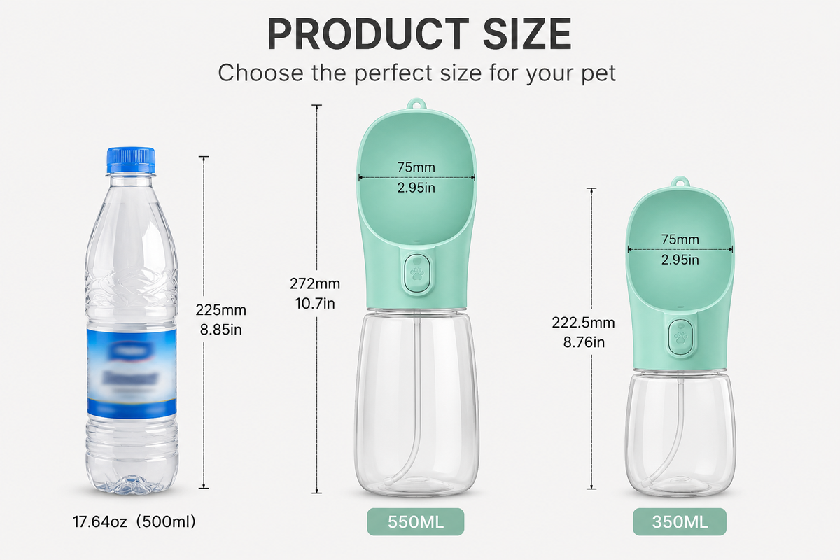 Paw & Holler™ Portable Pet Water Bottle