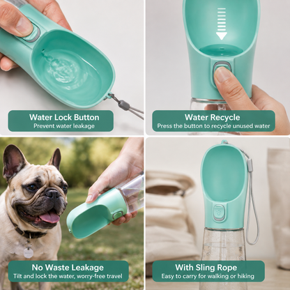 Paw & Holler™ Portable Pet Water Bottle