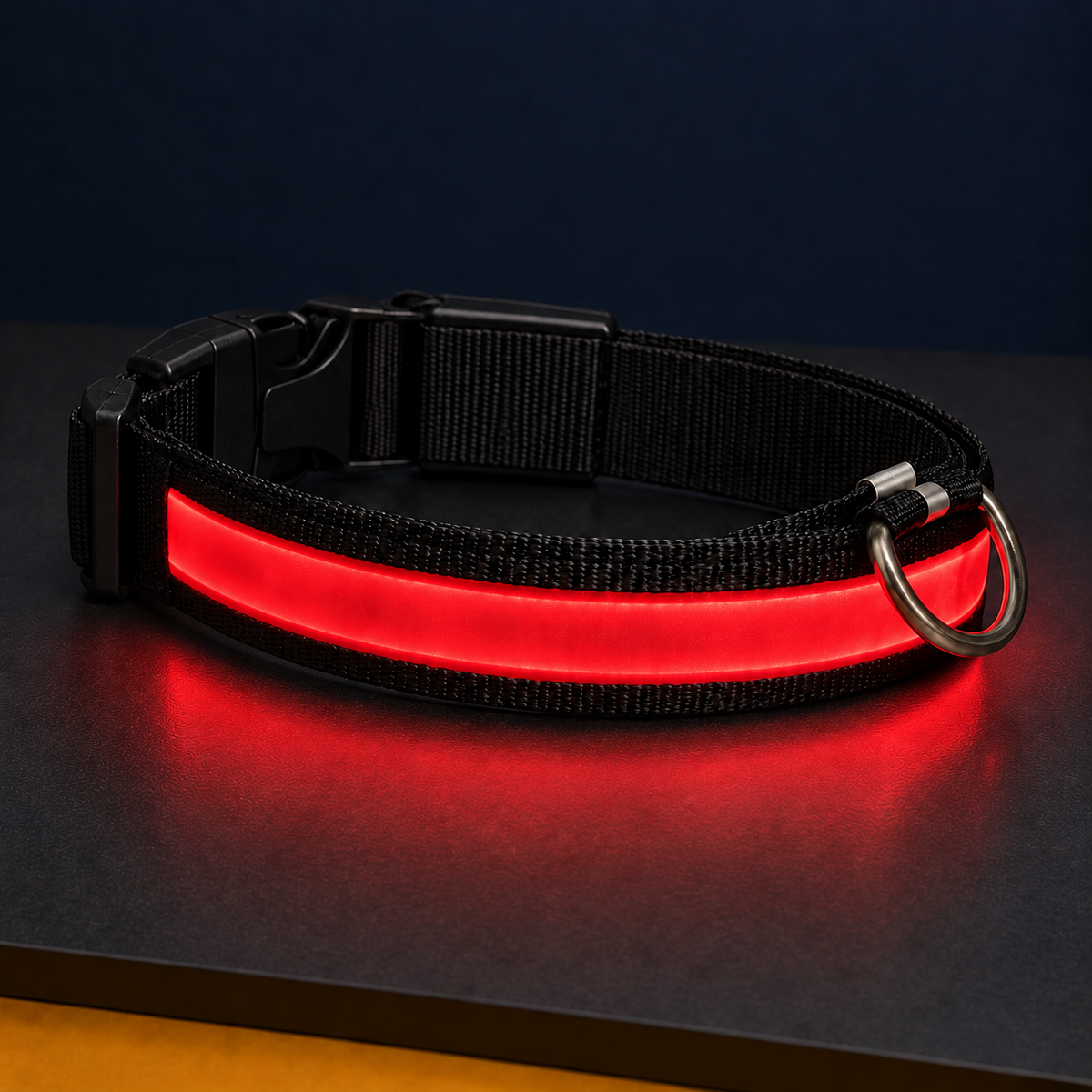 Paw & Holler Rechargeable LED Safety Dog Collar